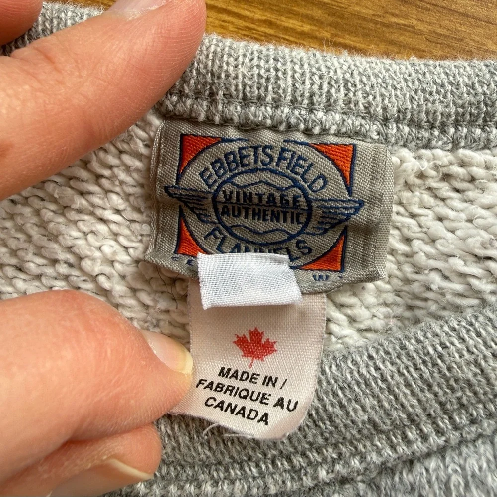 Vintage Ebbets Field Flannels Sweatshirt Men’s S Letterman M
